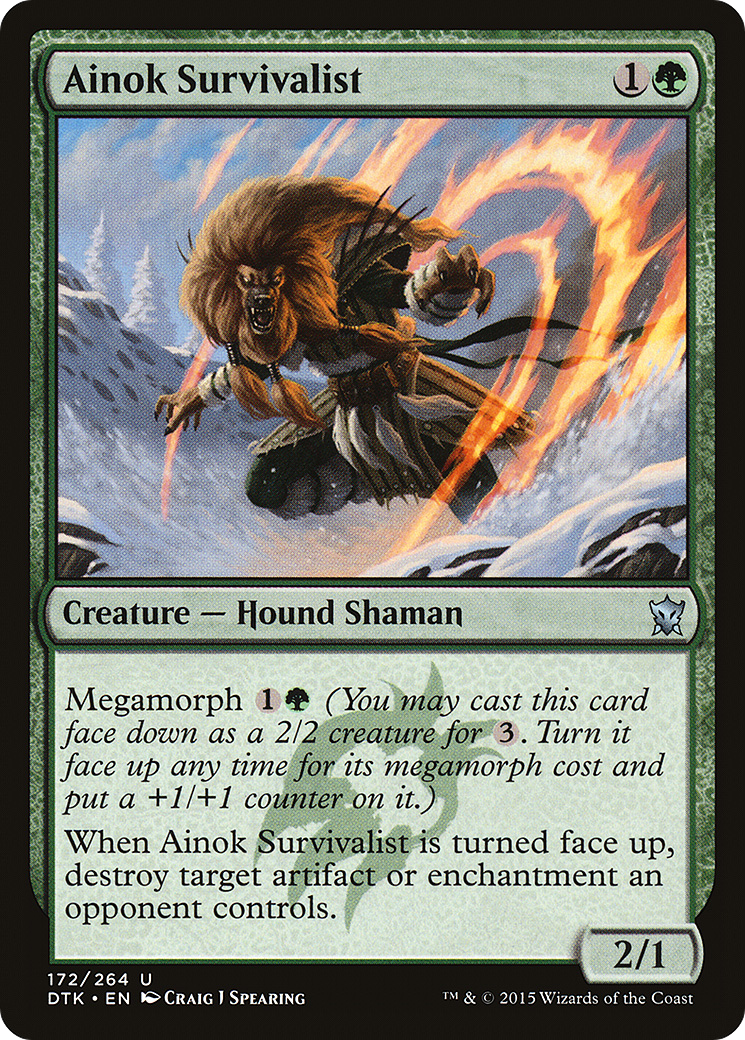 Ainok Survivalist (DTK-172) [Dragons of Tarkir]