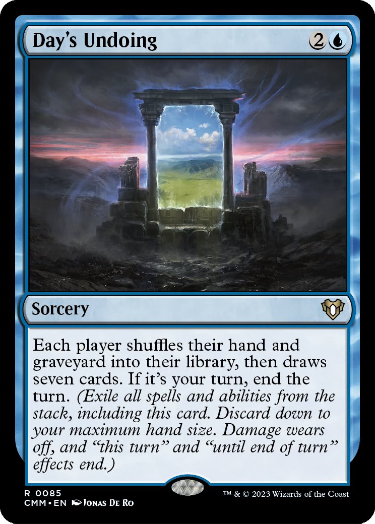 Day's Undoing (CMM-085) [Commander Masters]