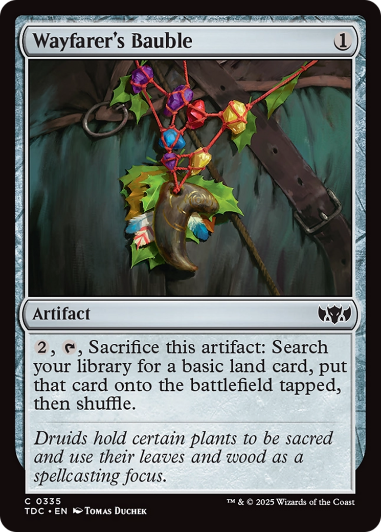 Wayfarer's Bauble (TDC-335) [Commander: Tarkir: Dragonstorm]