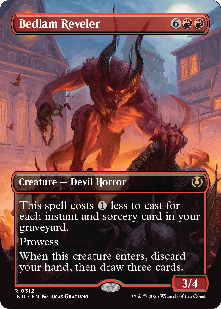 Bedlam Reveler (Borderless) (INR-312) [Innistrad Remastered]