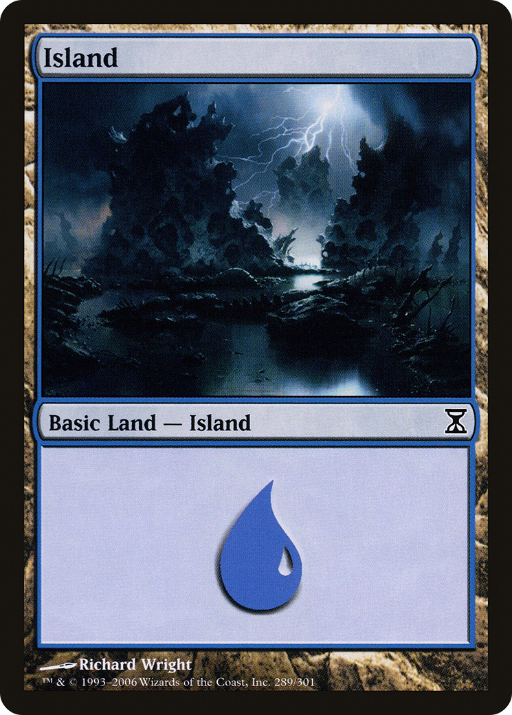 Island (TSP-289) [Time Spiral] Foil