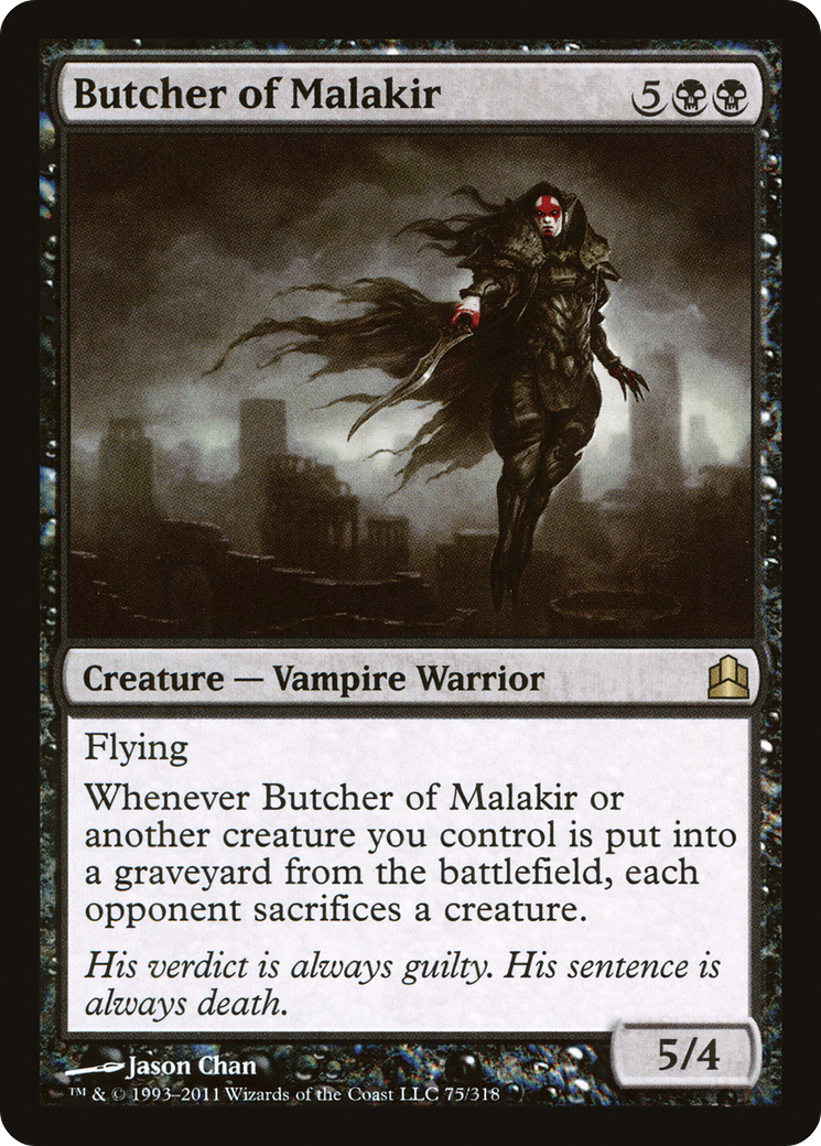 Butcher of Malakir (CMD-075) [Commander 2011]