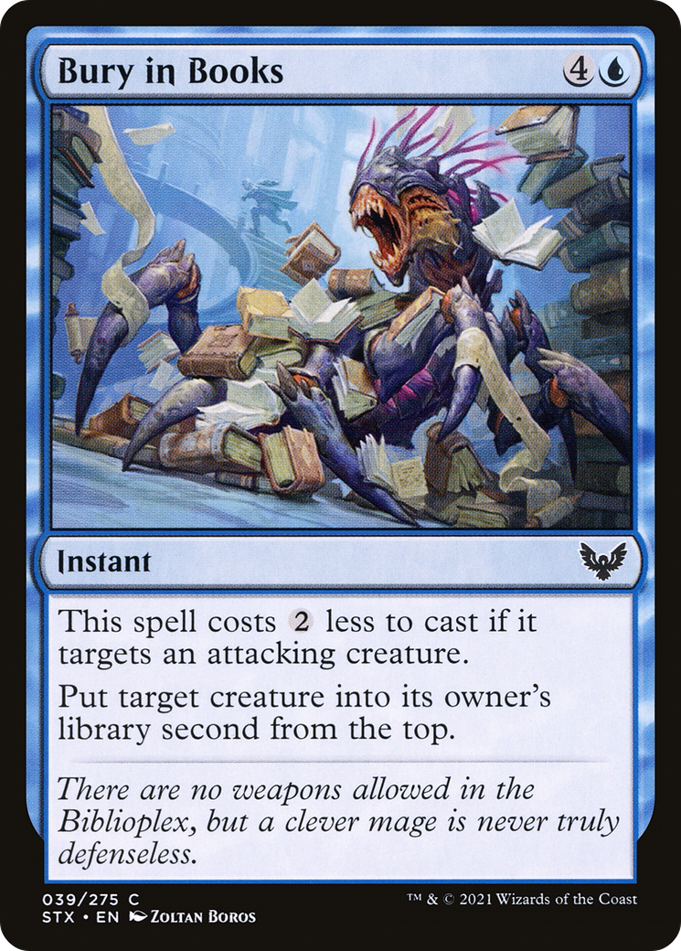 Bury in Books (STX-039) [Strixhaven: School of Mages]