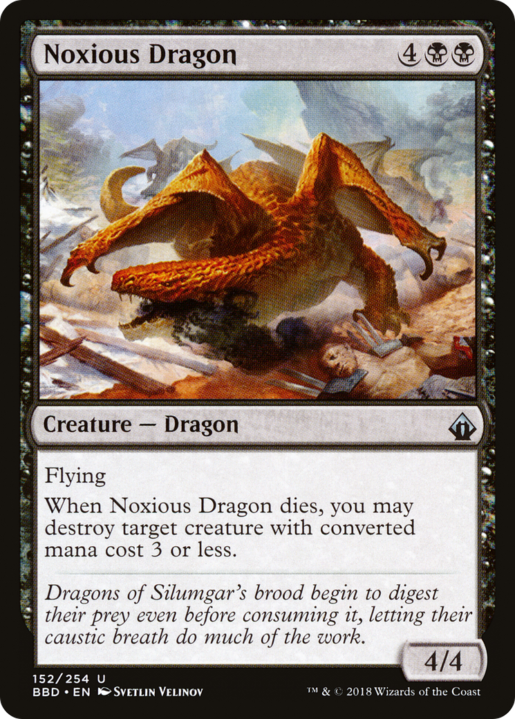 Noxious Dragon (BBD-152) [Battlebond] Foil