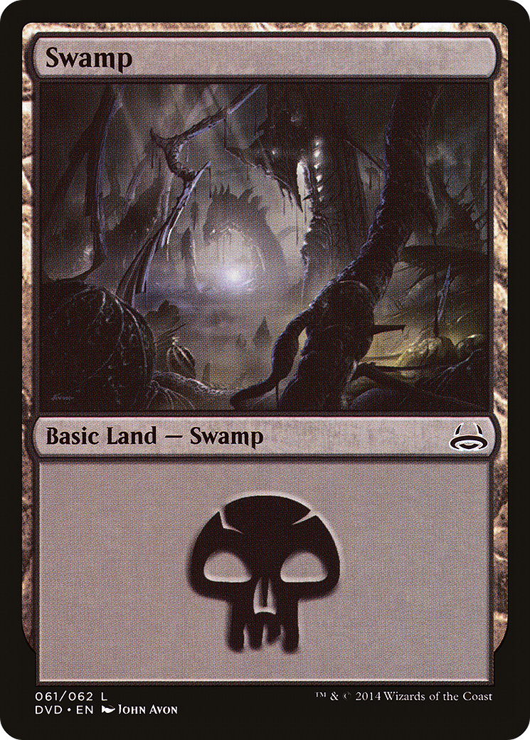 Swamp (DD3-061) (Divine vs Demonic) [Duel Decks Anthology: Divine vs. Demonic]