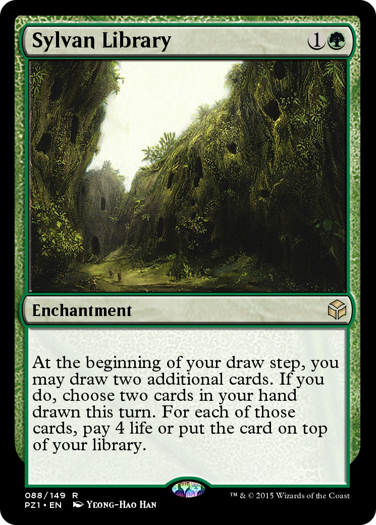 Sylvan Library (PZ1-088) [Legendary Cube Prize Pack]
