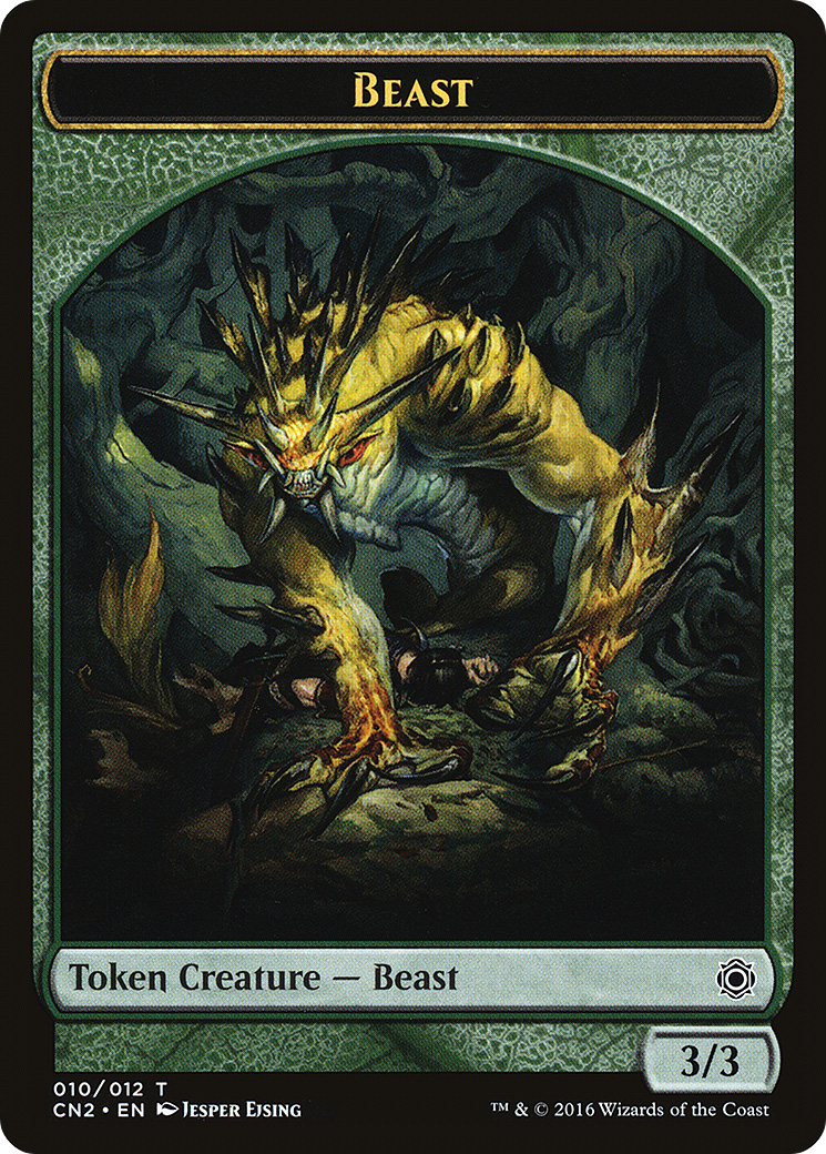 Beast Token (CN2-010) [Conspiracy: Take the Crown Tokens]