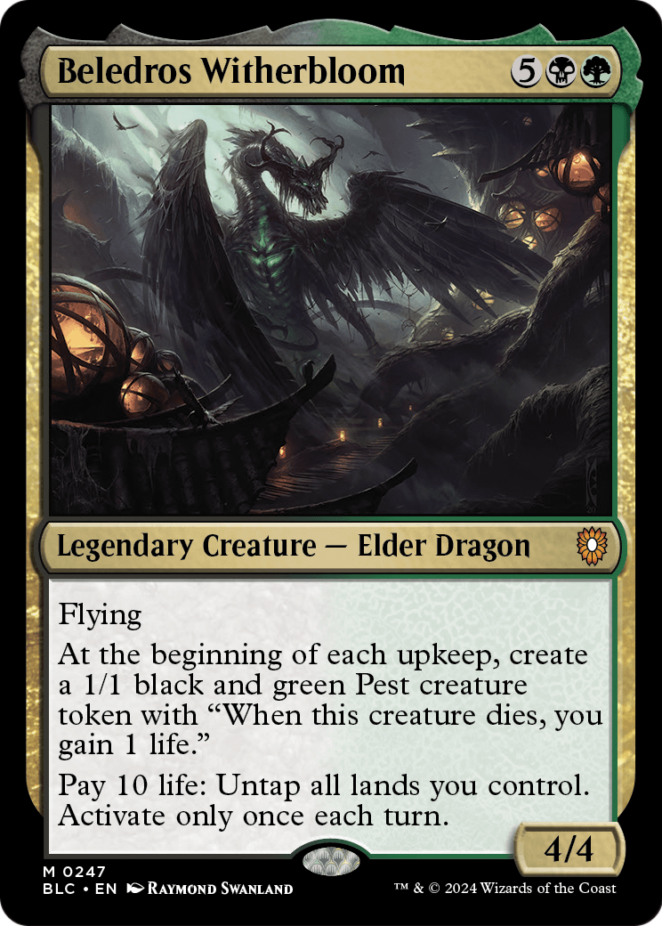 Beledros Witherbloom (BLC-247) [Bloomburrow Commander]