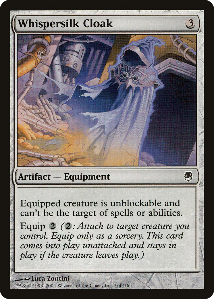 Whispersilk Cloak (DST-160) [Darksteel] Foil