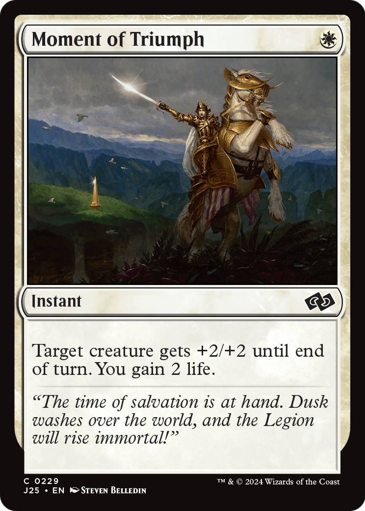Moment of Triumph (J25-229) [Foundations Jumpstart]