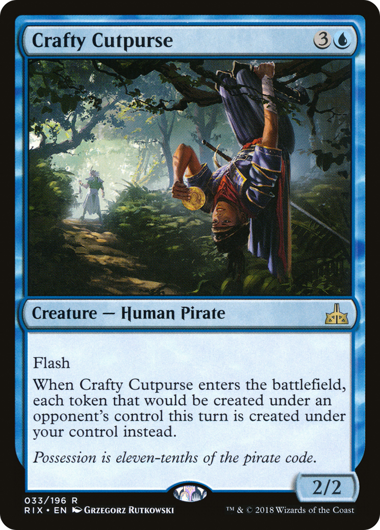 Crafty Cutpurse (RIX-033) [Rivals of Ixalan] Foil