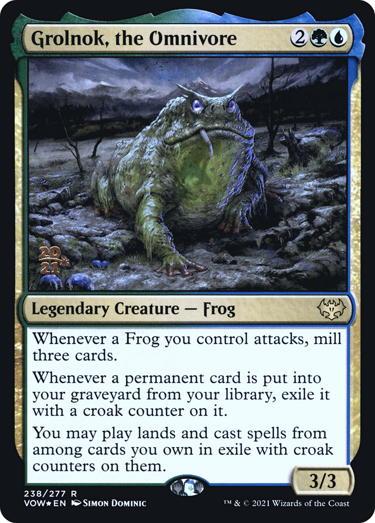 Grolnok, the Omnivore (PRE-238) [Innistrad: Crimson Vow Promos] Foil