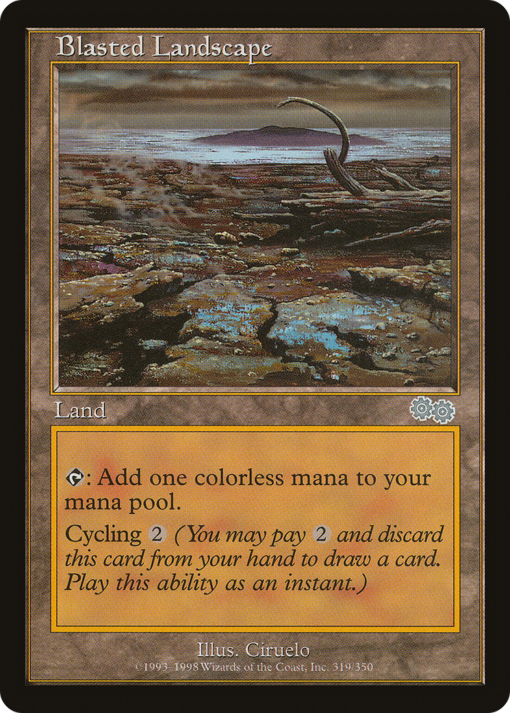Blasted Landscape (USG-319) [Urza's Saga]