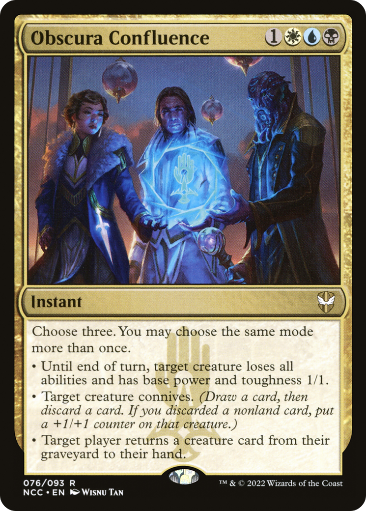 Obscura Confluence (NCC-076) [New Capenna Commander]