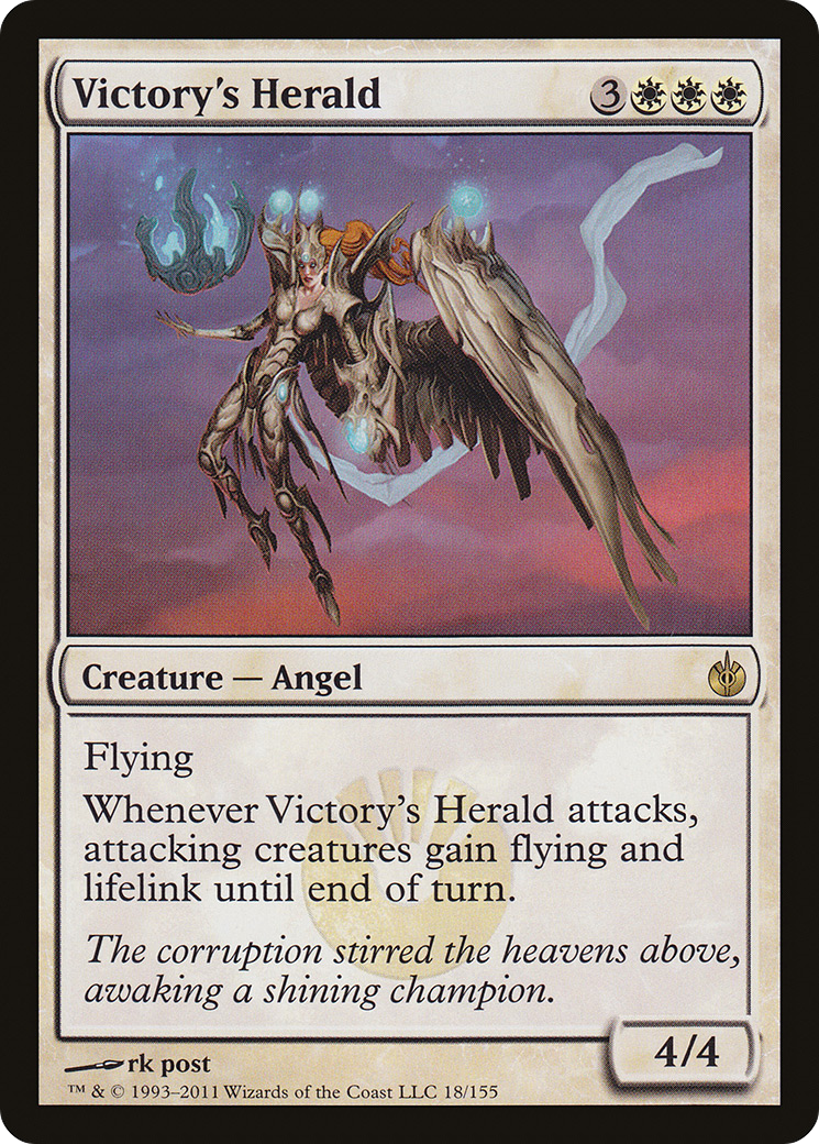 Victory's Herald (MBS-018) [Mirrodin Besieged] Foil