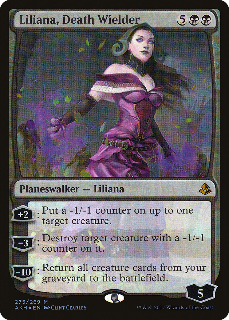 Liliana, Death Wielder (AKH-275) [Amonkhet] Foil