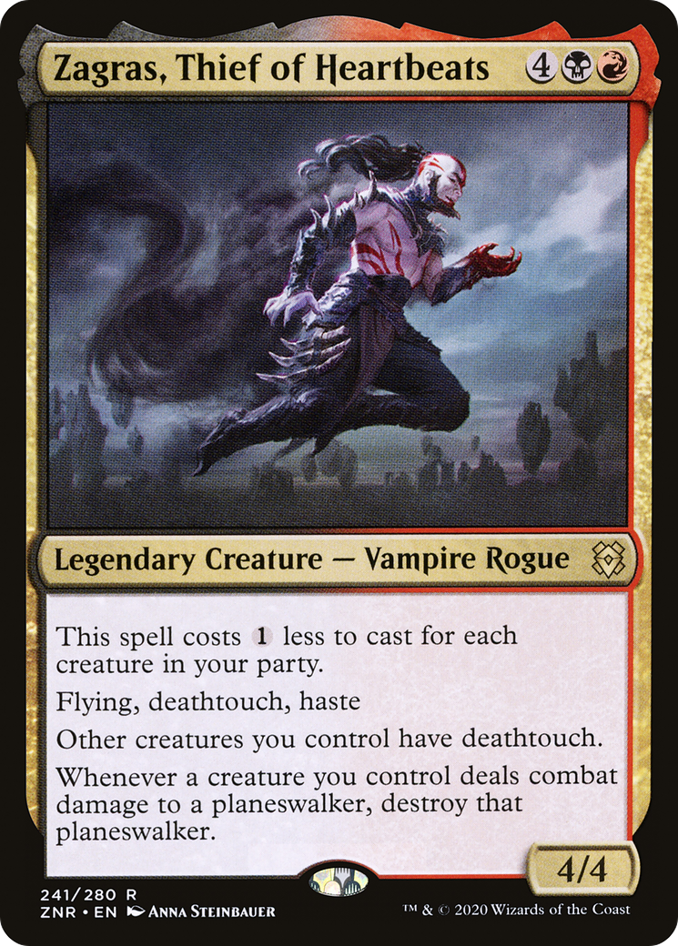 Zagras, Thief of Heartbeats (ZNR-241) [Zendikar Rising]
