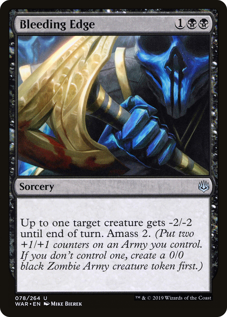 Bleeding Edge (WAR-078) [War of the Spark] Foil
