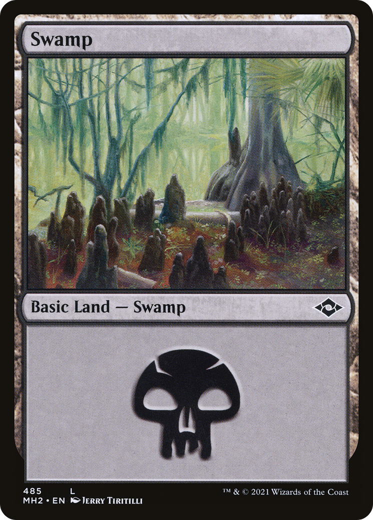 Swamp (MH2-485) [Modern Horizons 2] Etched Foil