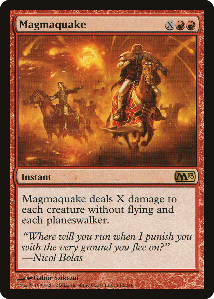 Magmaquake (M13-140) [Magic 2013] Foil