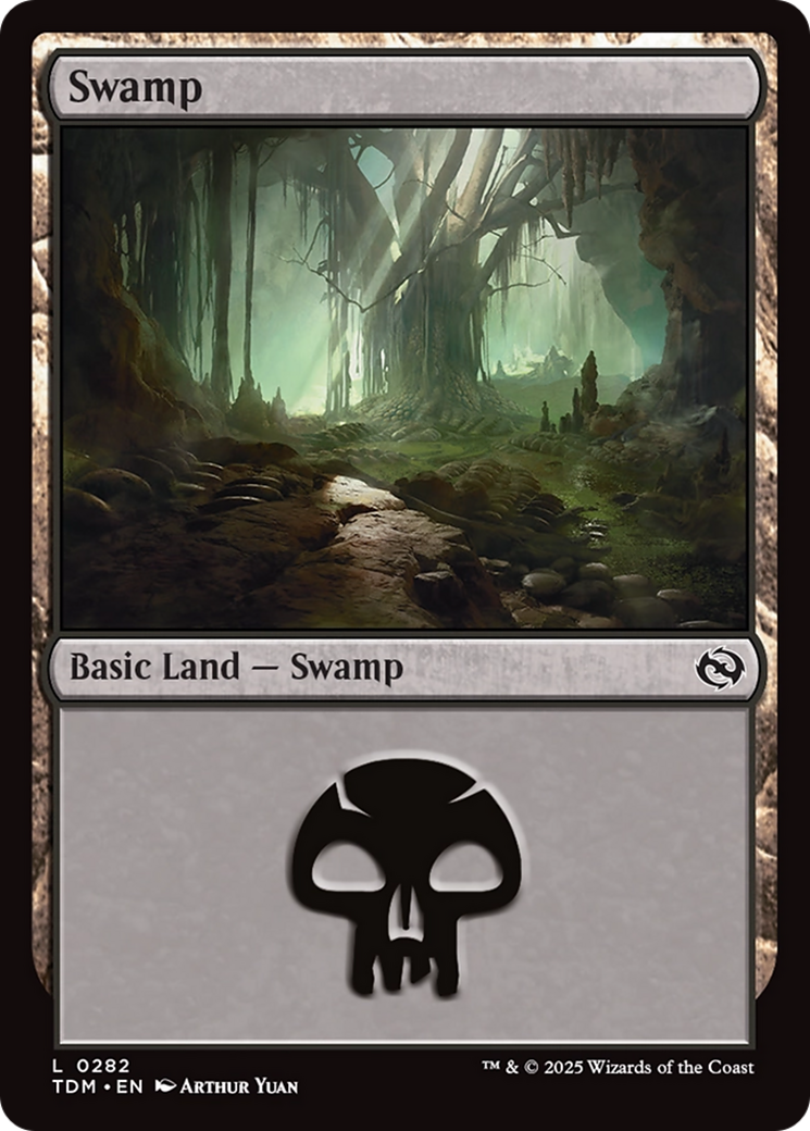 Swamp (TDM-282) [Tarkir: Dragonstorm] Foil