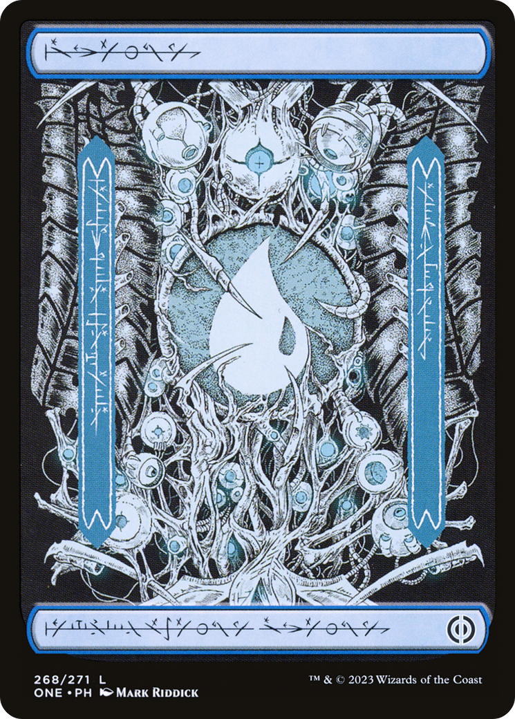 Island (268) - Full Art (ONE-268) [Phyrexia: All Will Be One]