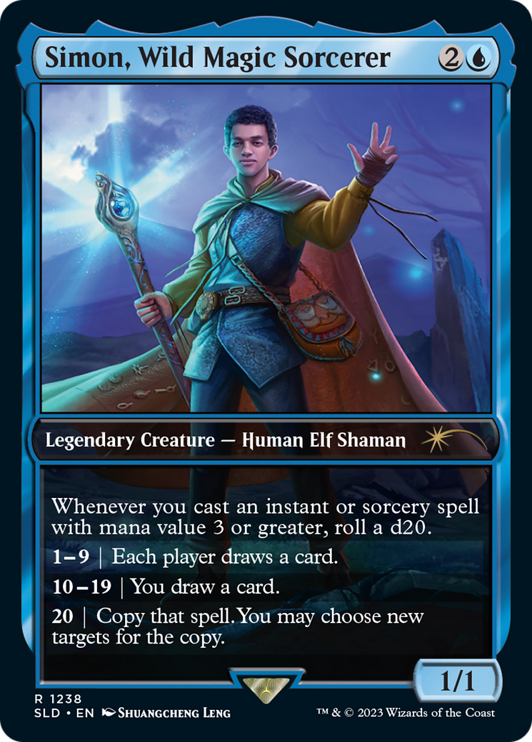 Simon, Wild Magic Sorcerer (SLD-1238) [Secret Lair Drop]