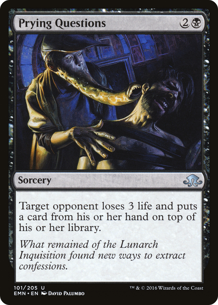 Prying Questions (EMN-101) [Eldritch Moon] Foil