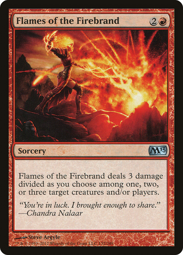 Flames of the Firebrand (M13-132) [Magic 2013] Foil