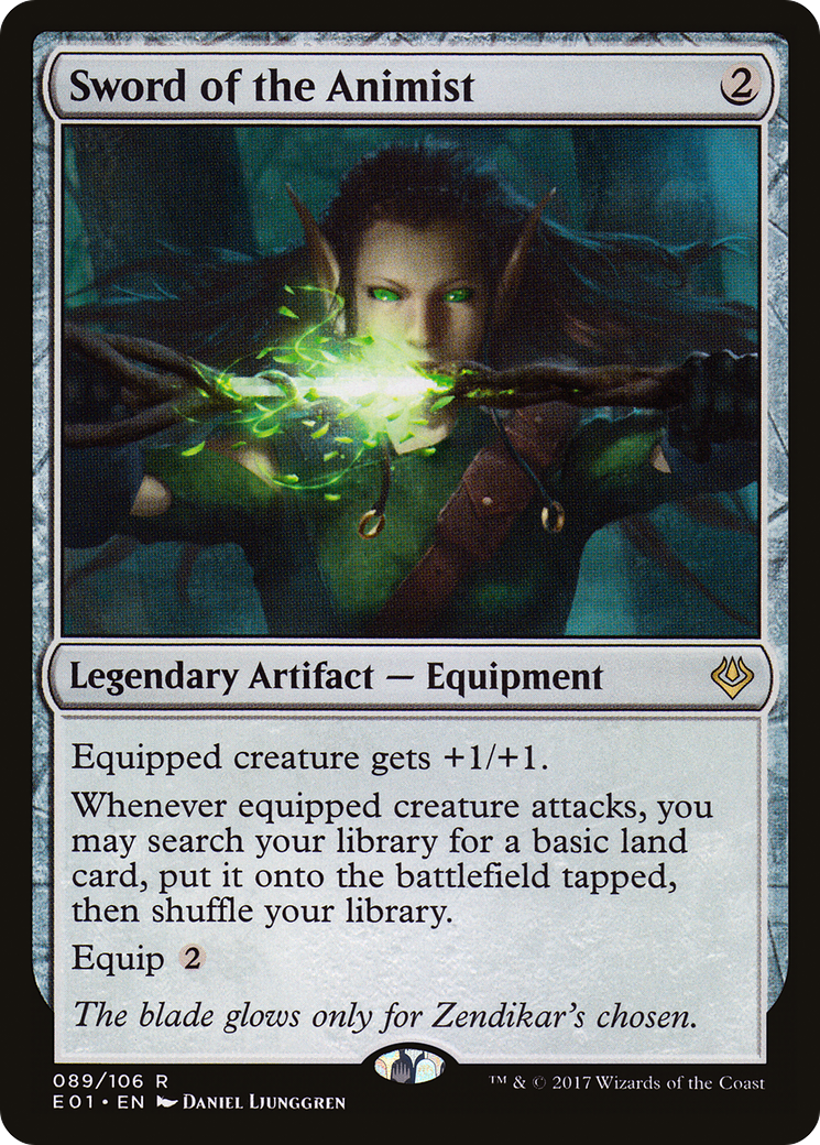 Sword of the Animist (AC2-089) [Archenemy: Nicol Bolas]