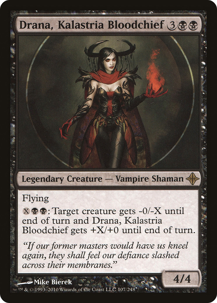 Drana, Kalastria Bloodchief (ROE-107) [Rise of the Eldrazi] Foil