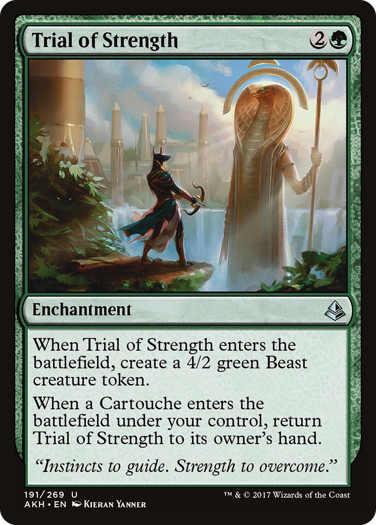 Trial of Strength (AKH-191) [Amonkhet] Foil