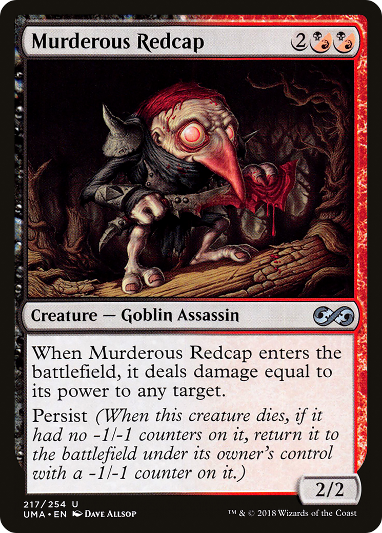 Murderous Redcap (UMA-217) [Ultimate Masters] Foil