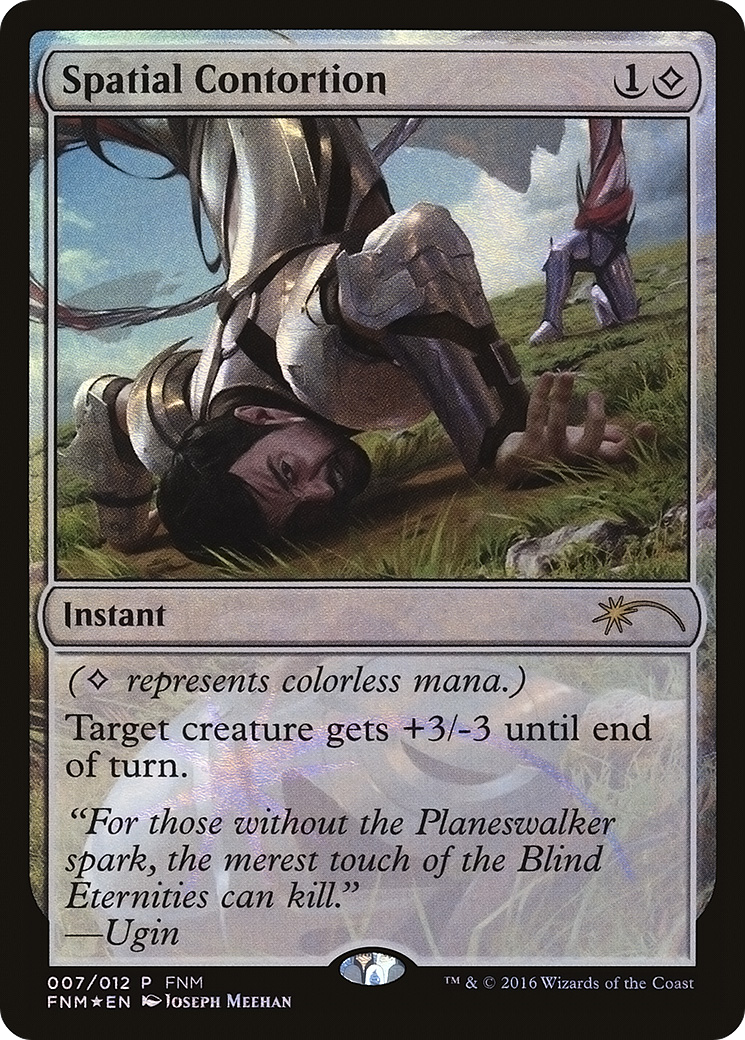 Spatial Contortion (FNM-007) [Friday Night Magic 2016] Foil