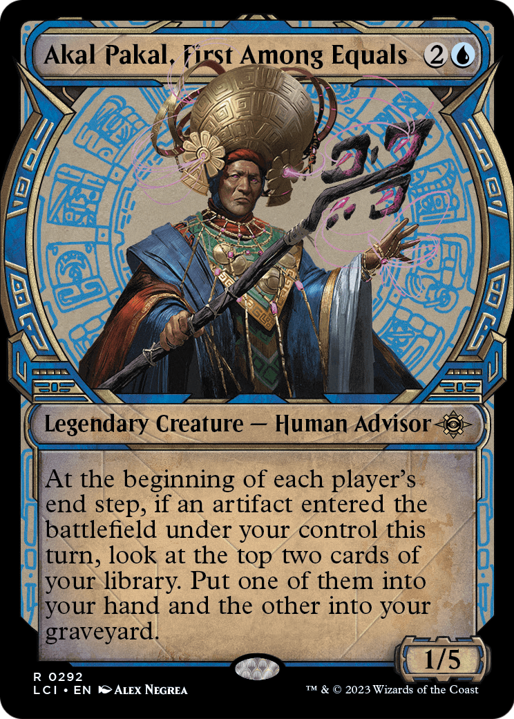Akal Pakal, First Among Equals (Showcase) (LCI-292) [The Lost Caverns of Ixalan]