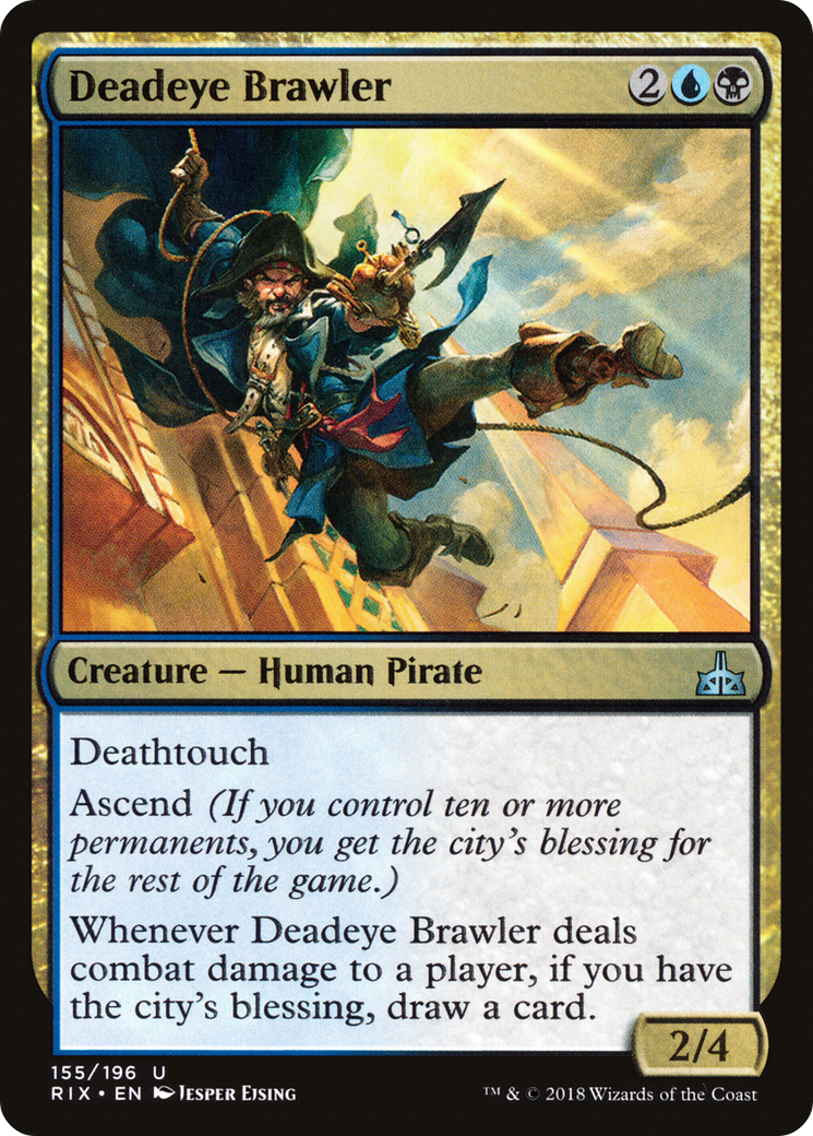 Deadeye Brawler (RIX-155) [Rivals of Ixalan] Foil