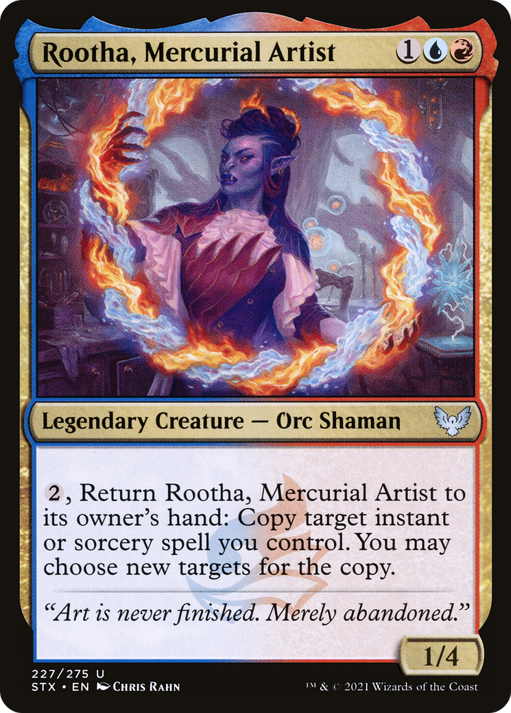 Rootha, Mercurial Artist (STX-227) [Strixhaven: School of Mages]
