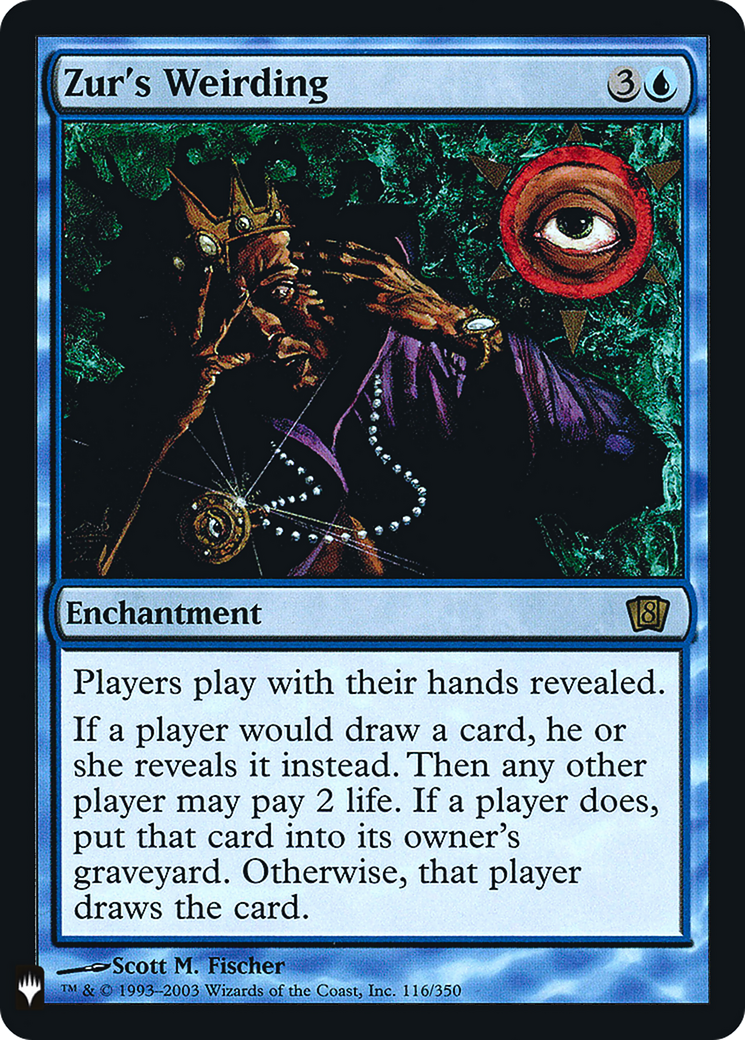 Zur's Weirding (LIST-8ED-116) [The List] Foil