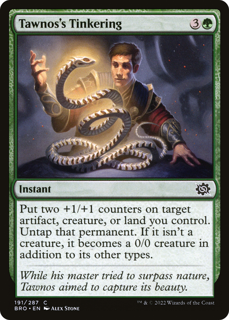Tawnos's Tinkering (BRO-191) [The Brothers' War] Foil