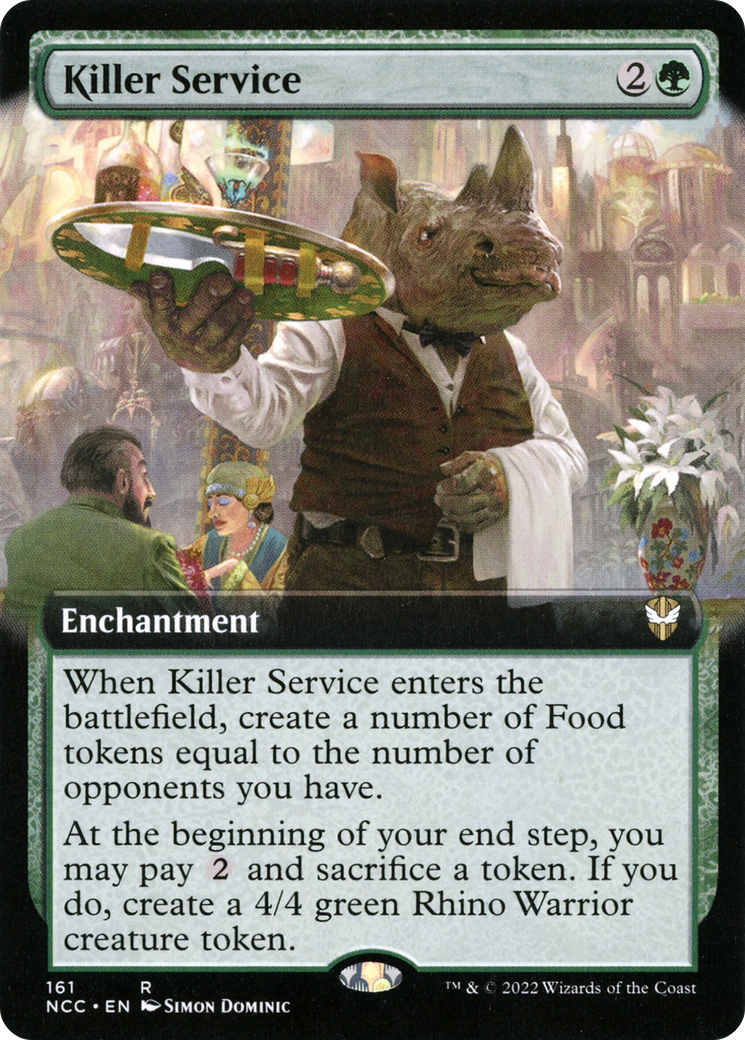 Killer Service (Extended Art) (NCC-161) [New Capenna Commander]