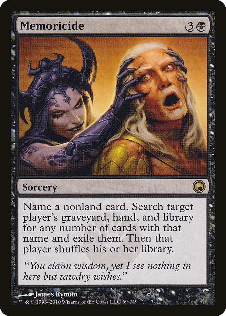 Memoricide (SOM-069) [Scars of Mirrodin] Foil