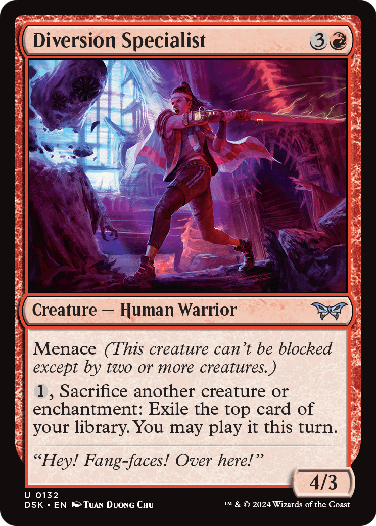 Diversion Specialist (DSK-132) [Duskmourn: House of Horror] Foil