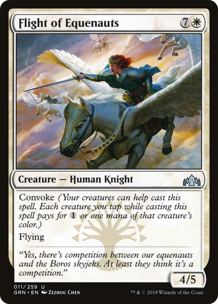 Flight of Equenauts (GRN-011) [Guilds of Ravnica] Foil