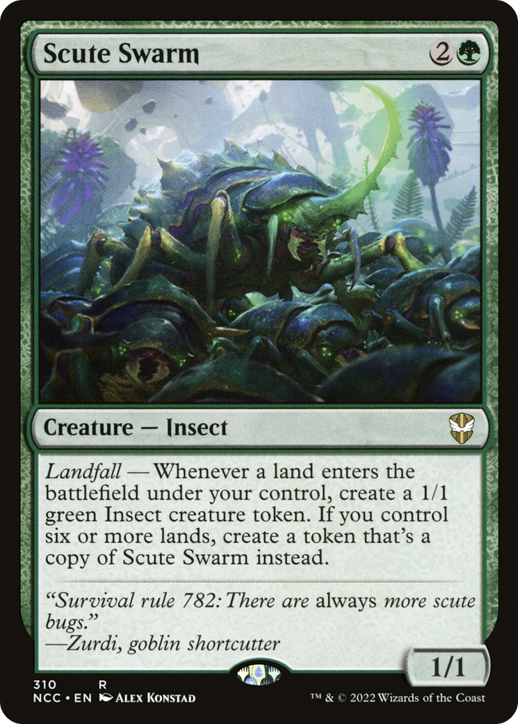 Scute Swarm (NCC-310) [New Capenna Commander]