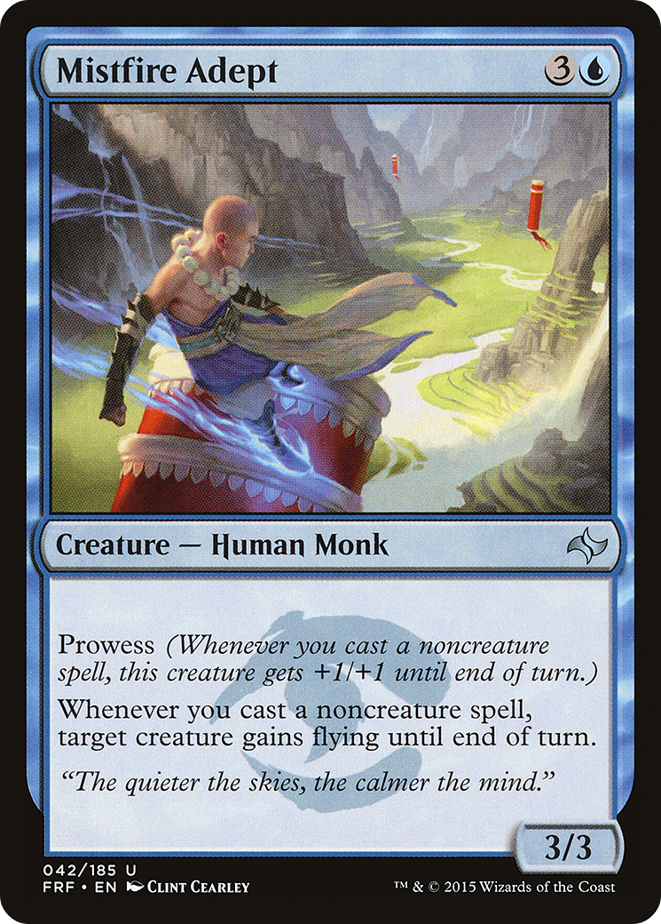 Mistfire Adept (FRF-042) [Fate Reforged]