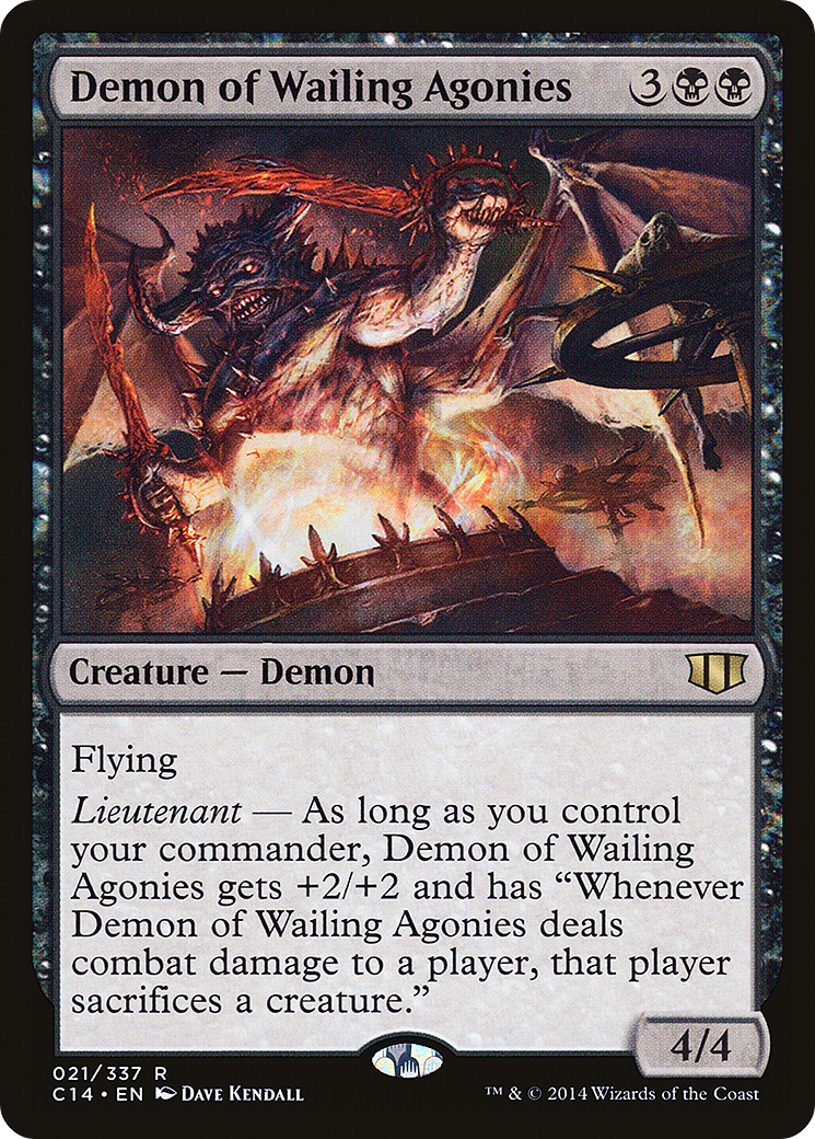 Demon of Wailing Agonies (C14-021) [Commander 2014]