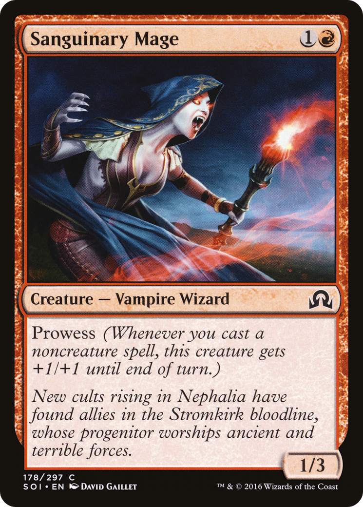 Sanguinary Mage (SOI-178) [Shadows over Innistrad] Foil