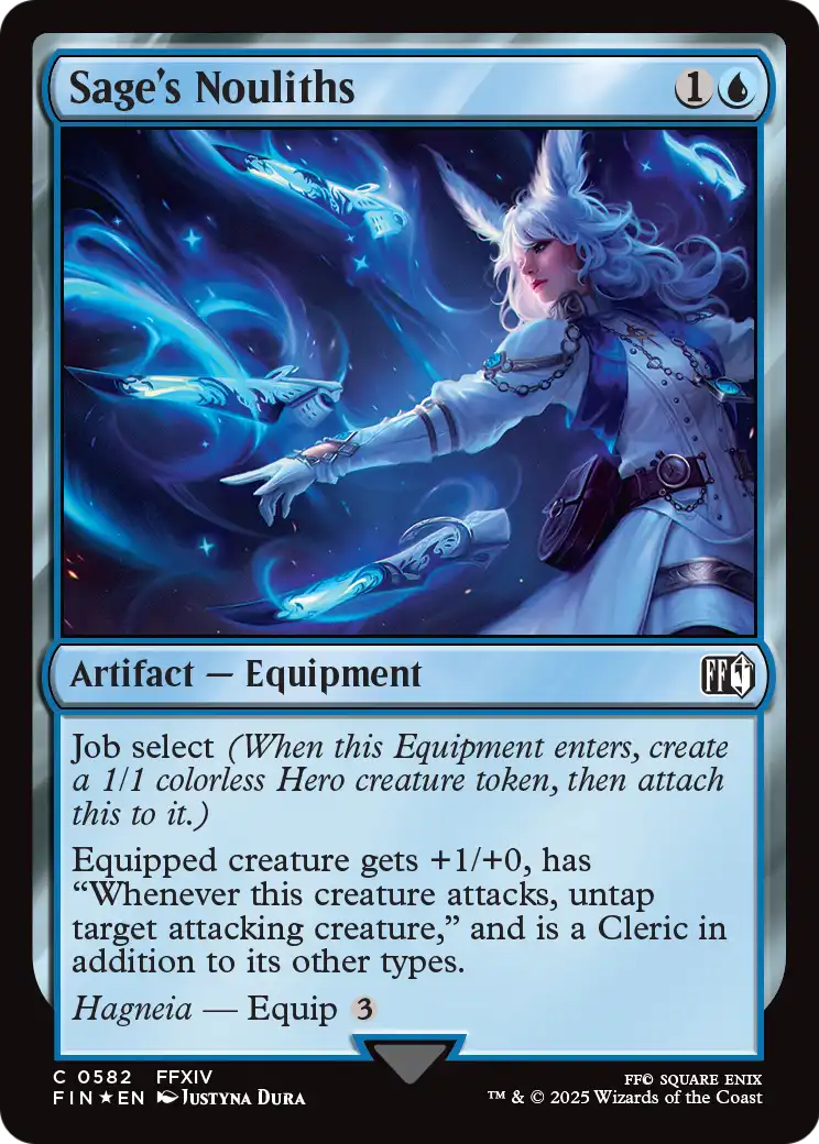 Sage's Nouliths (Surge Foil) (FIN-582) [FINAL FANTASY] Foil
