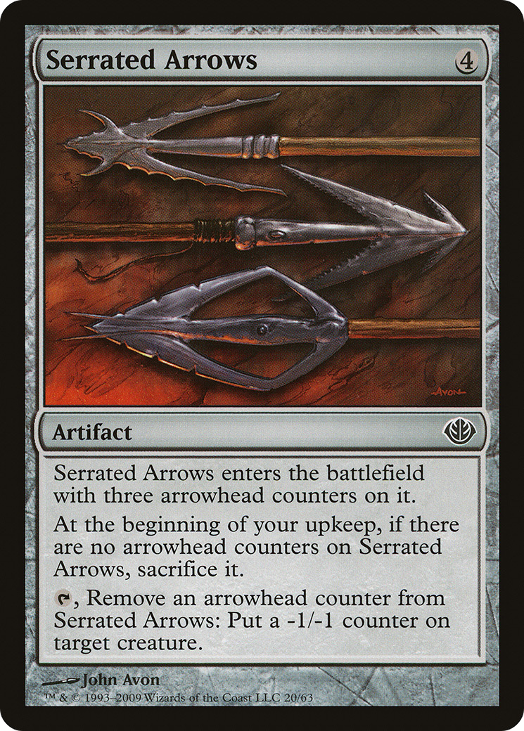 Serrated Arrows (DDD-020) [Duel Decks: Garruk vs. Liliana]