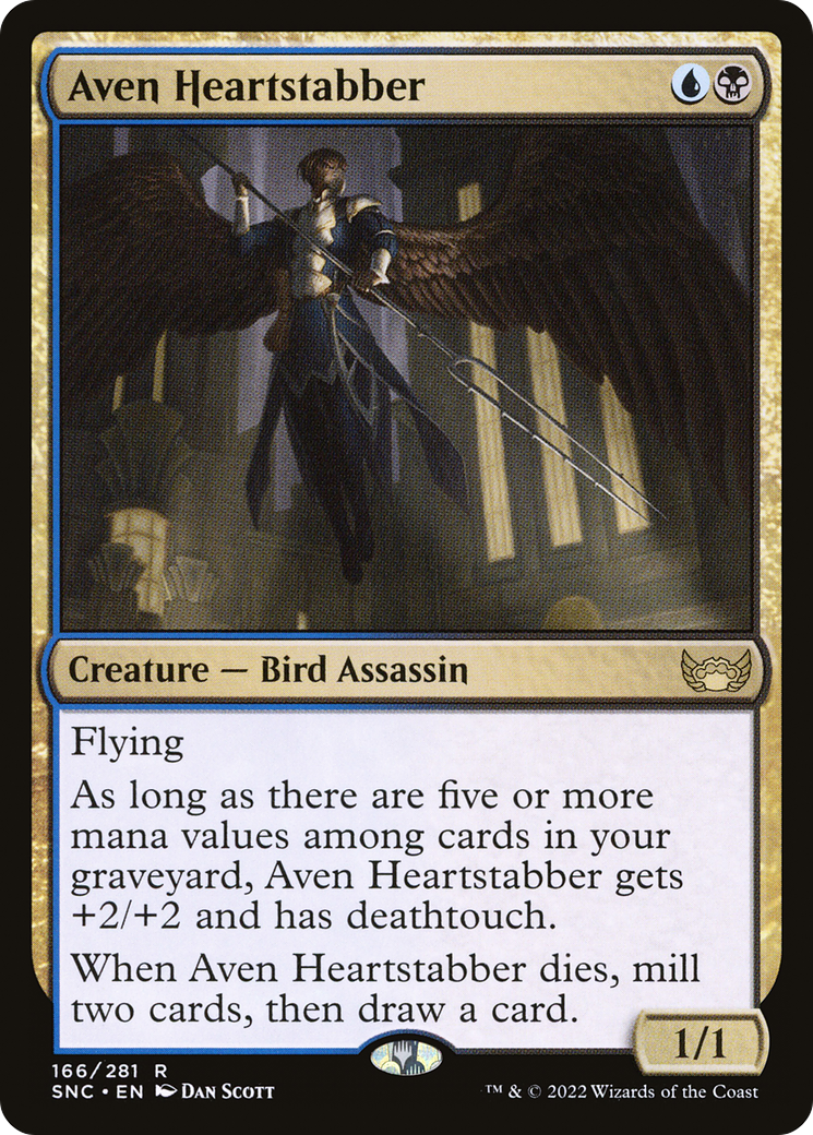 Aven Heartstabber (SNC-166) [Streets of New Capenna] Foil